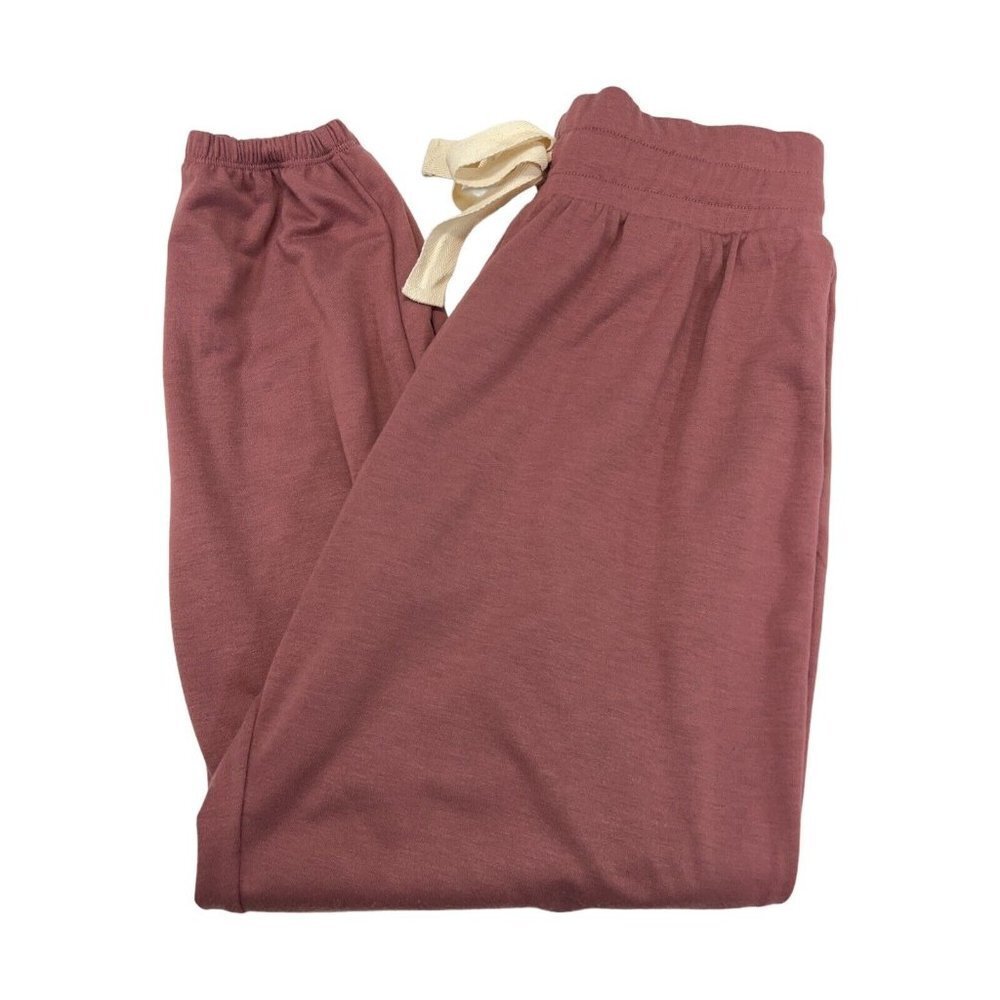Onzie Womens ML Flow Divine Jogger Pant 2234 Mauve Tie Waist